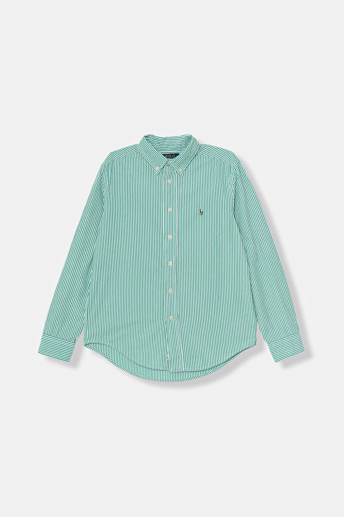 Polo Ralph Lauren košeľa detská bavlnená zelená 323B23251002