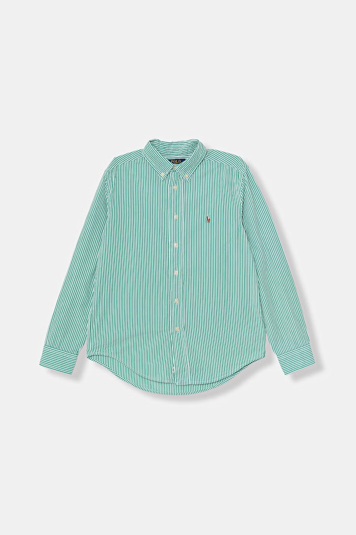 Polo Ralph Lauren košeľa detská bavlnená zelená 323B23251002