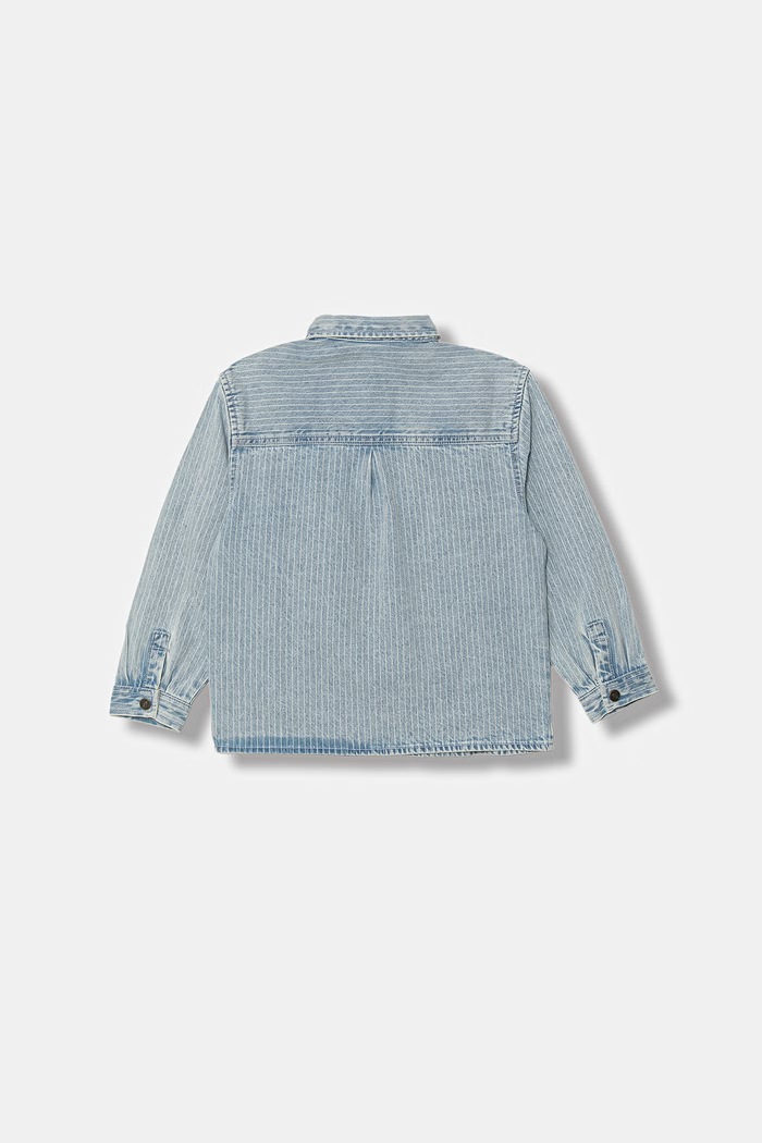United Colors of Benetton cămașă pentru copii, din denim 5PY3GQ02Z.P.Stagionale albastru SS26