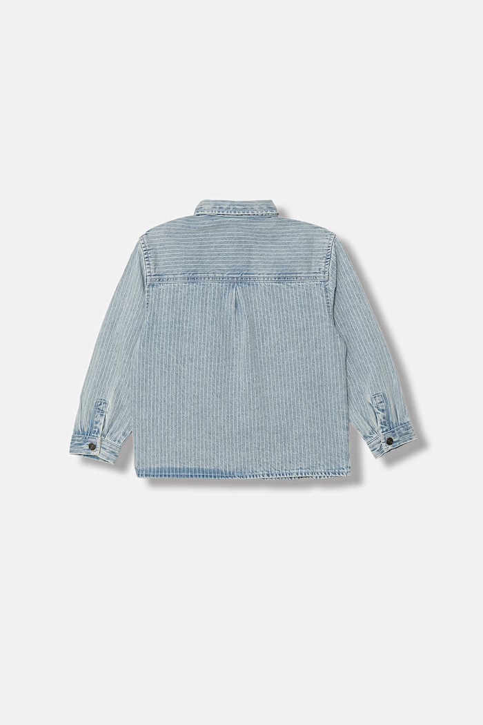 United Colors of Benetton cămașă pentru copii, din denim 5PY3GQ02Z.P.Stagionale albastru SS26