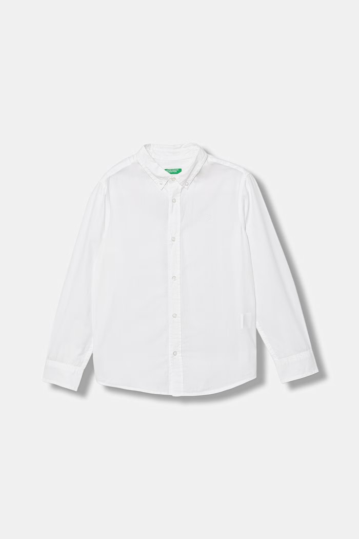 United Colors of Benetton koszula dziecięca bawełniana biały 54AZCQ00R.G.Riproposto