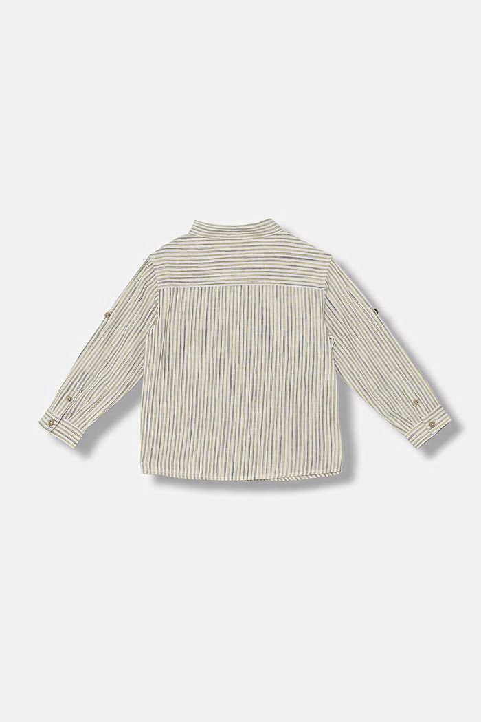 United Colors of Benetton cămașă pentru copii, cu in 58DNGQ036.P.Stagionale verde SS26