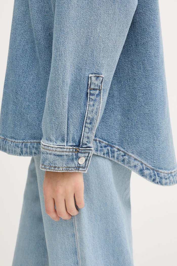 Calvin Klein Jeans koszula jeansowa LV047E753G niebieski