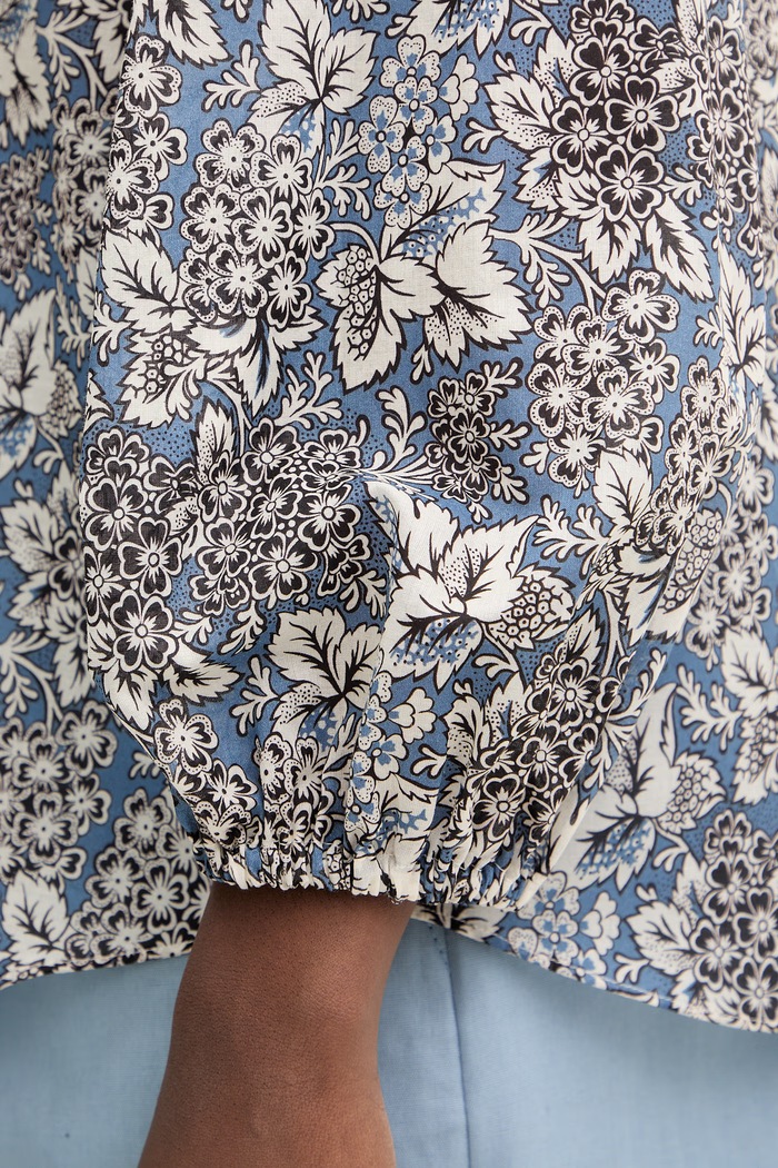 Weekend Max Mara cămașă din bumbac PERIODI 2615111192600 albastru