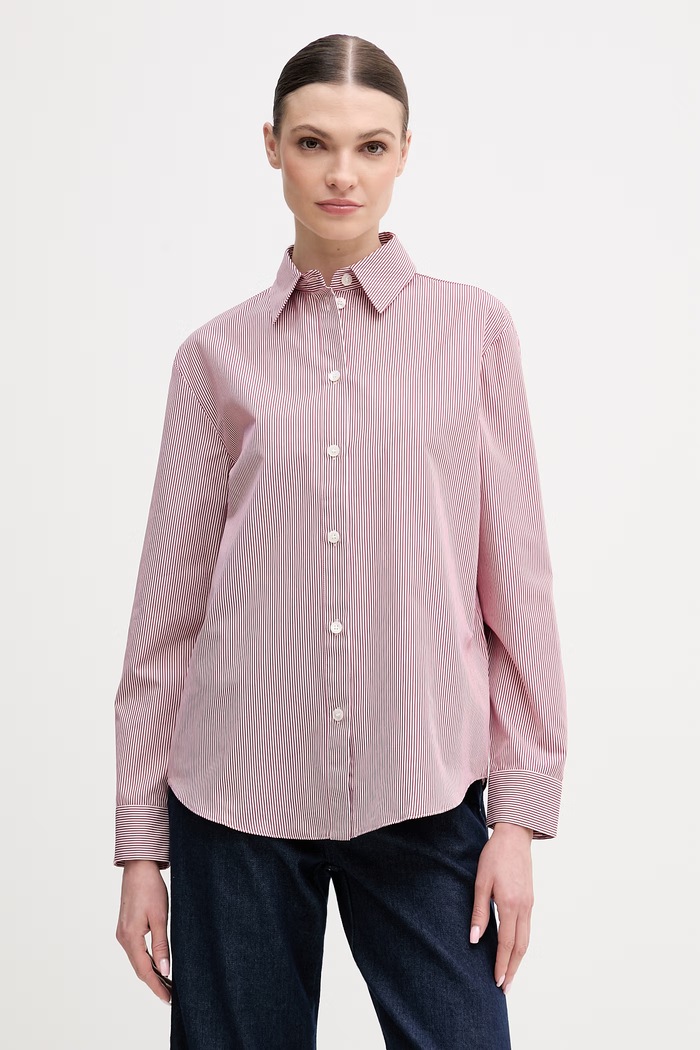 Bavlnená košeľa MM by Max Mara PANFILO regular burgundské 2616111027600