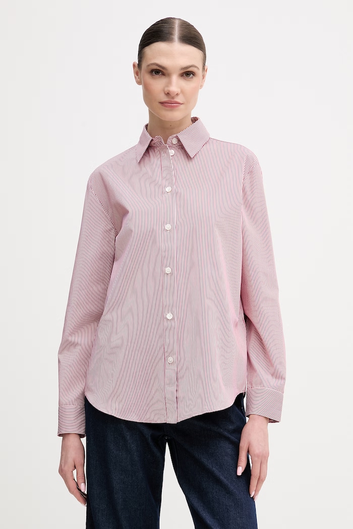 Bavlnená košeľa MM by Max Mara PANFILO regular burgundské 2616111027600