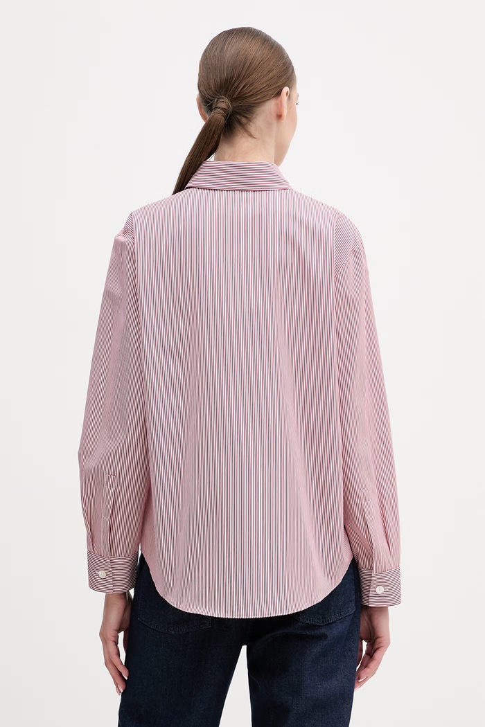 Oblečenie Bavlnená košeľa MM by Max Mara PANFILO 2616111027600 burgundské
