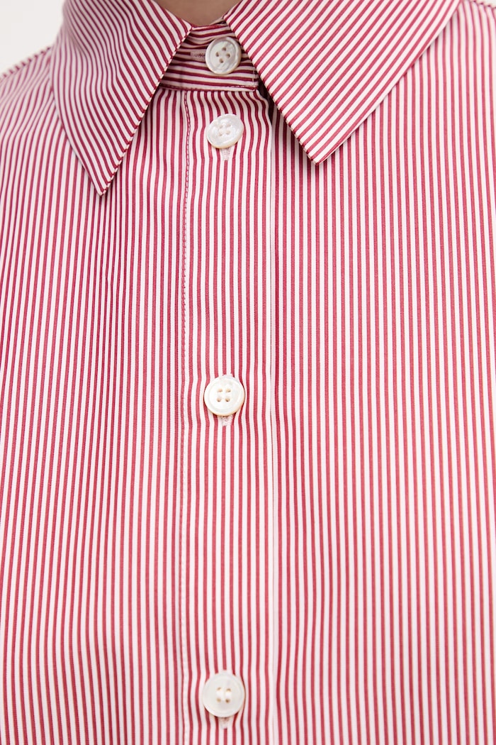 Bavlnená košeľa MM by Max Mara PANFILO 2616111027600 burgundské