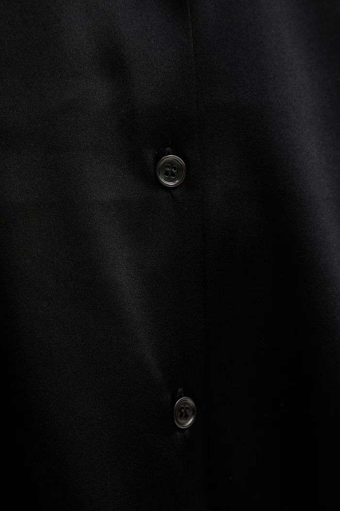 Košeľa s prímesou hodvábu MM by Max Mara QUARTO 2616111047600 čierna