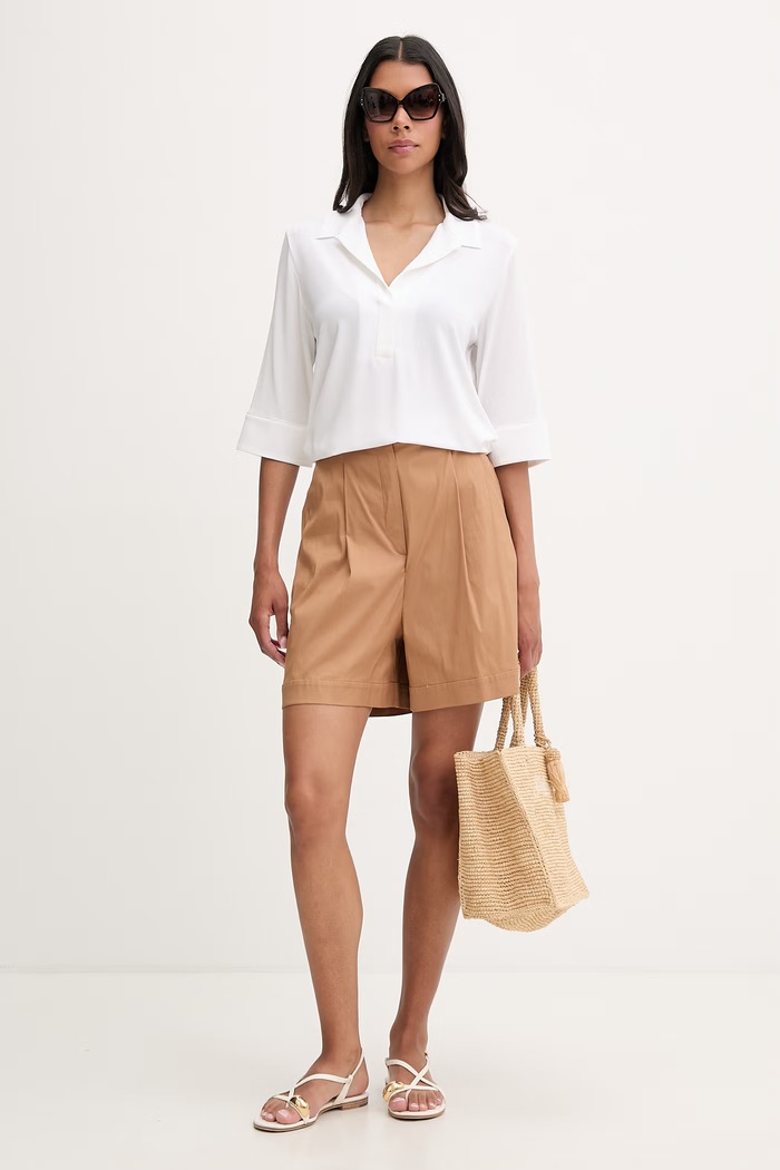 Max Mara Beachwear tricou de plajă pentru femei CALATA 2616951019600 bej SS26