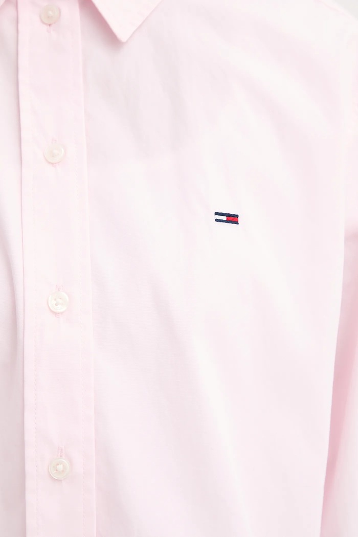 Tommy Jeans pamut ing DW0DW22078 rózsaszín