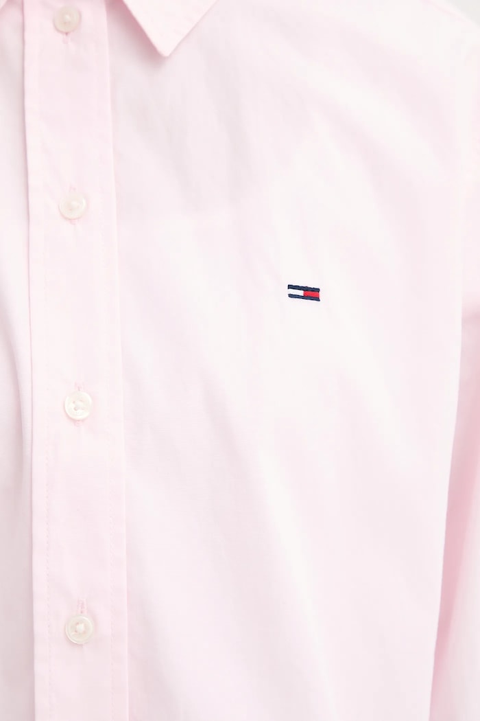 Tommy Jeans pamut ing DW0DW22078 rózsaszín