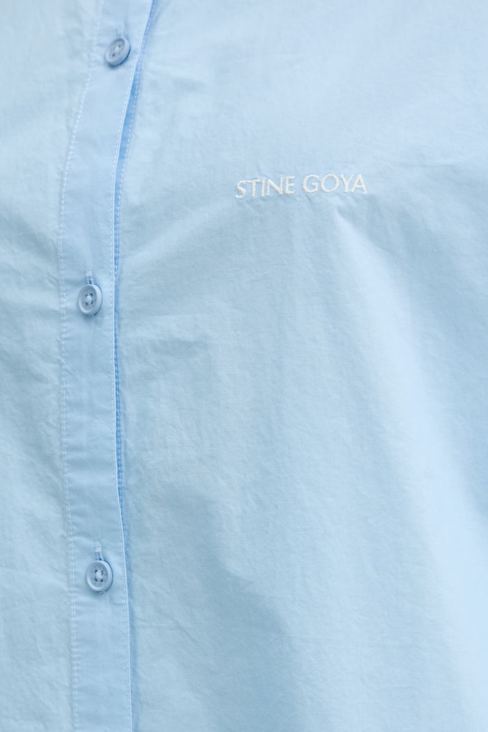 Stine Goya košulja za žene od pamuka SG.SS26.T187.2499 plava