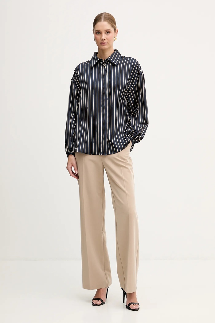 Marciano by Guess camicia FATOU 6RGH07.7430A blu navy SS26
