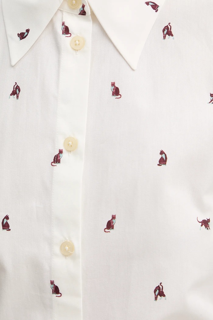 Βαμβακερό πουκάμισο PS Paul Smith W2R.335B.V31397 μπεζ