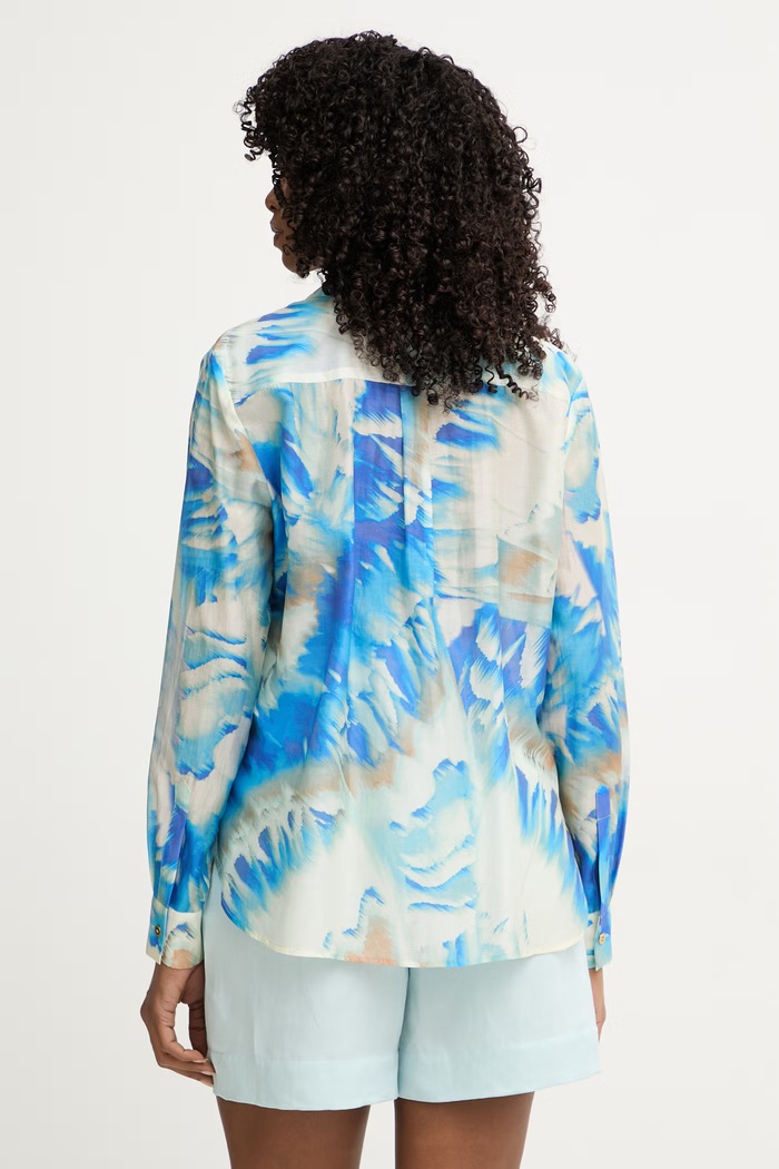 Odjeća Marciano by Guess košulja za žene s lyocellom KAT G6GH20.W1986 plava