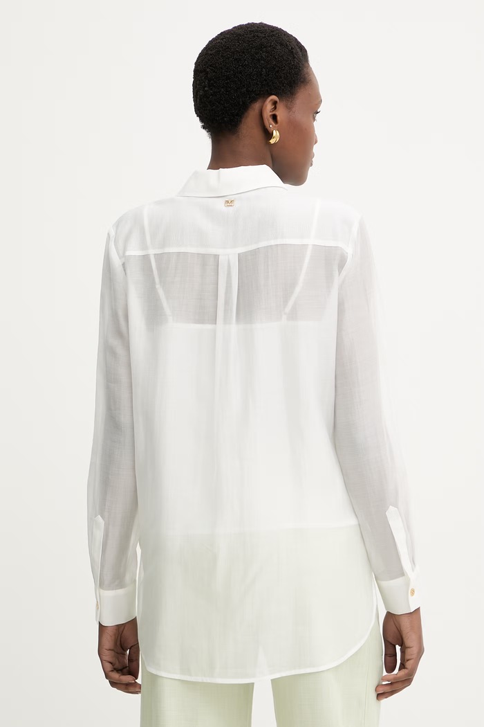 Îmbrăcăminte Marciano by Guess cămașă pentru femei, cu lyocell TEA G6GH23.W2198 alb