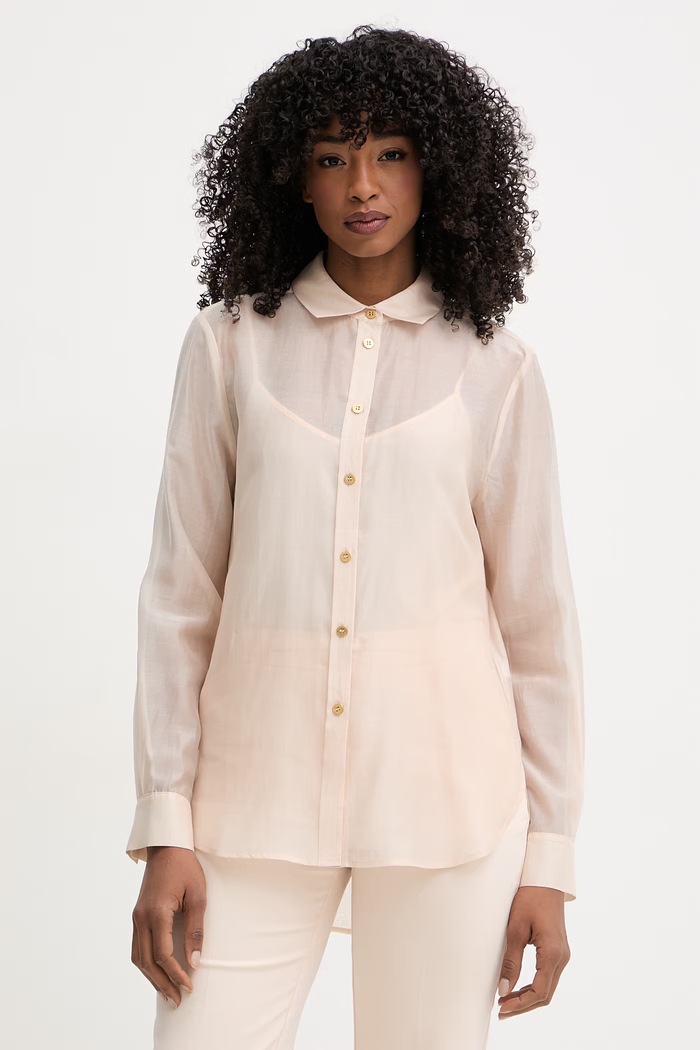 Marciano by Guess cămașă pentru femei, cu lyocell TEA bej G6GH23.W2198