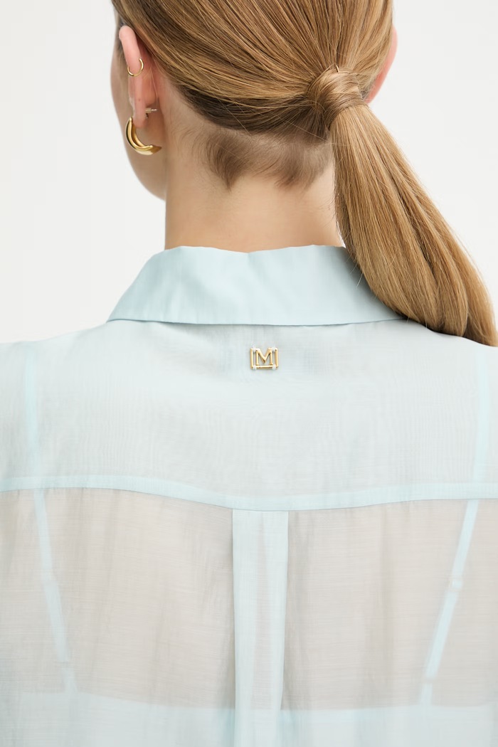 Marciano by Guess cămașă pentru femei, cu lyocell TEA G6GH23.W2198 albastru