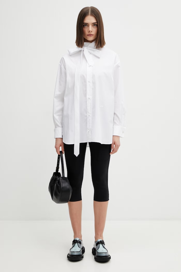 Kenzo cotton shirt FG52CH2799LF white