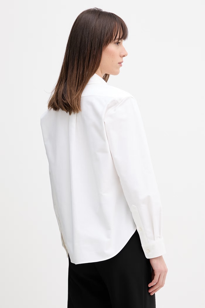 Îmbrăcăminte Kenzo cămașă din bumbac FG52CH2859LO alb