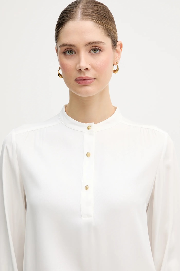 Blúzka Tommy Hilfiger béžová WW0WW48178