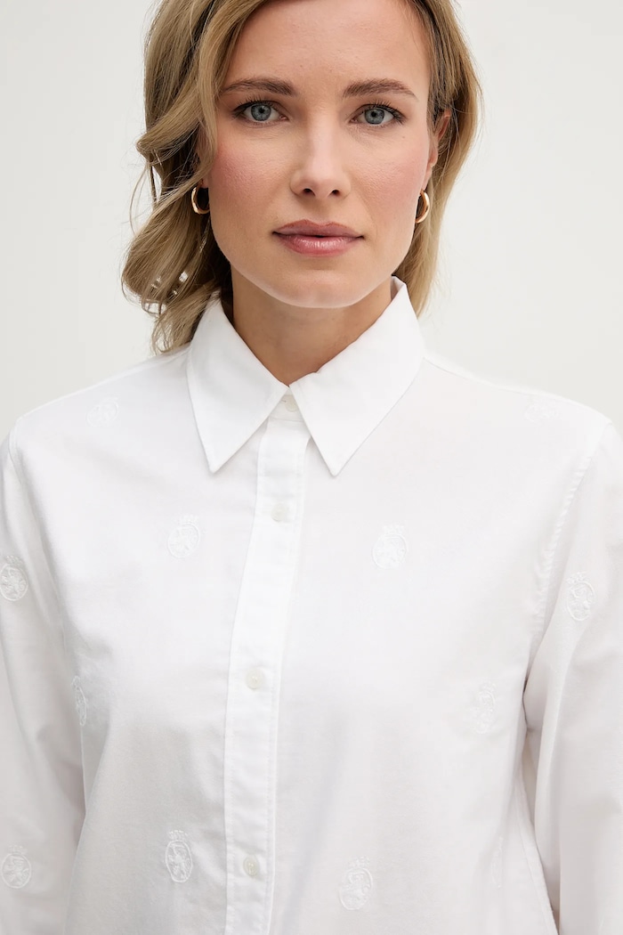 Tommy Hilfiger pamut ing fehér WW0WW49386