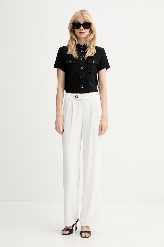 Košile Guess OLGA W6RH83.KCMU2 černá SS26