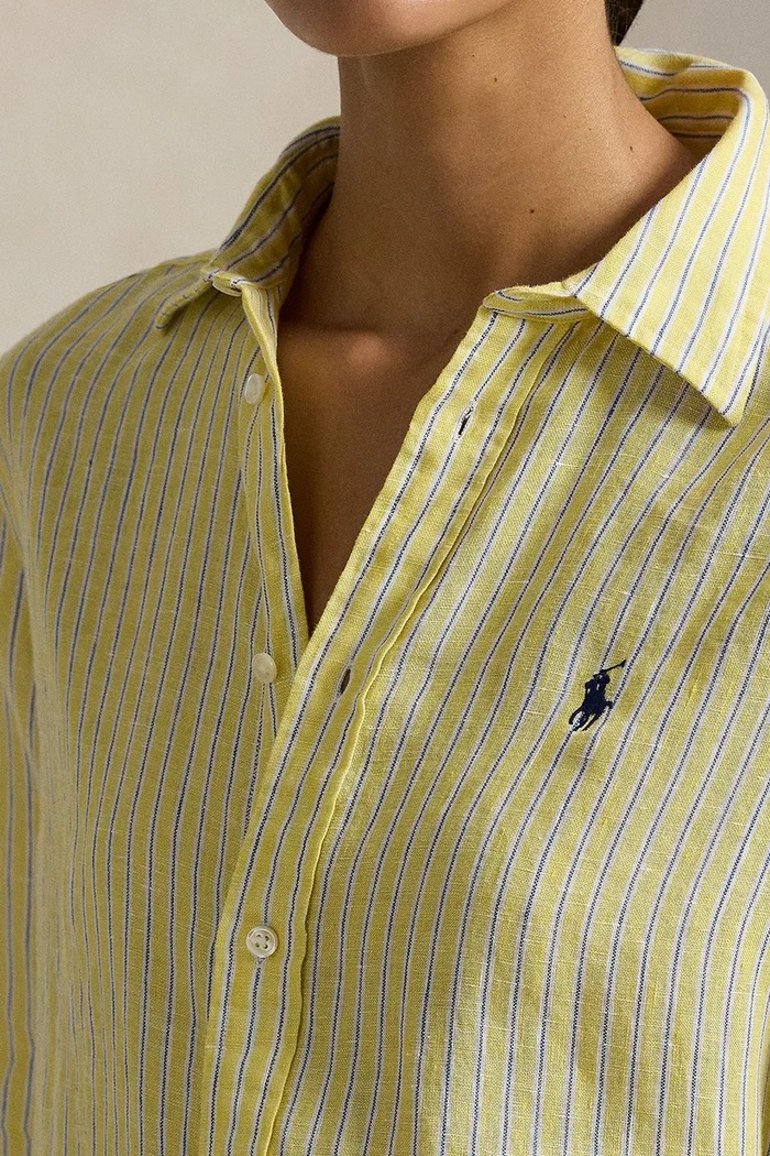 Polo Ralph Lauren košeľa dámska bavlnená žltá 211A96158