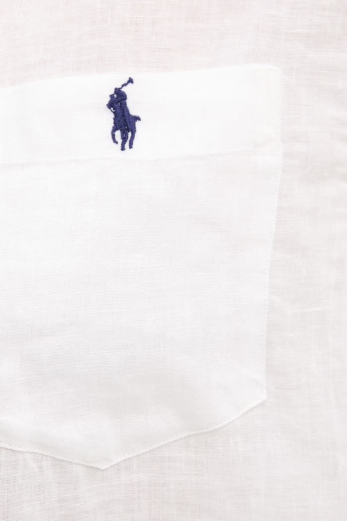 Polo Ralph Lauren πουκάμισο γυναικείο λινό 211A96160 λευκό
