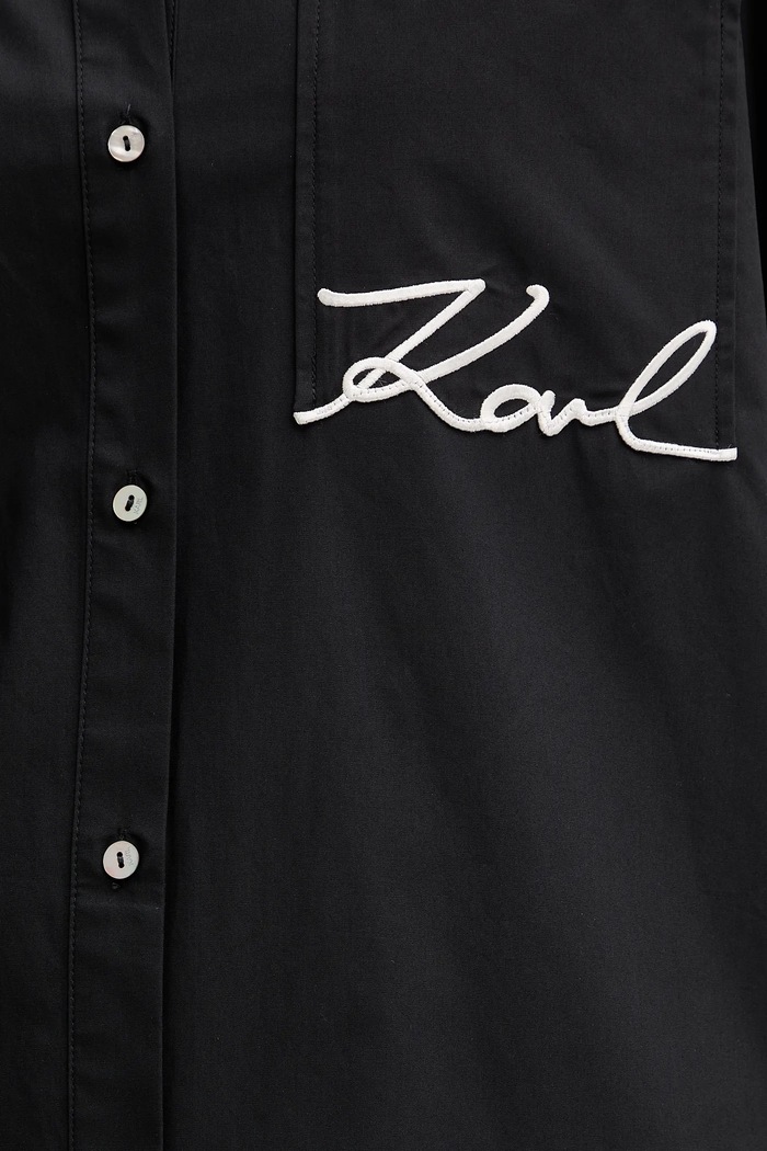 Karl Lagerfeld pamut ing B1W11013 fekete