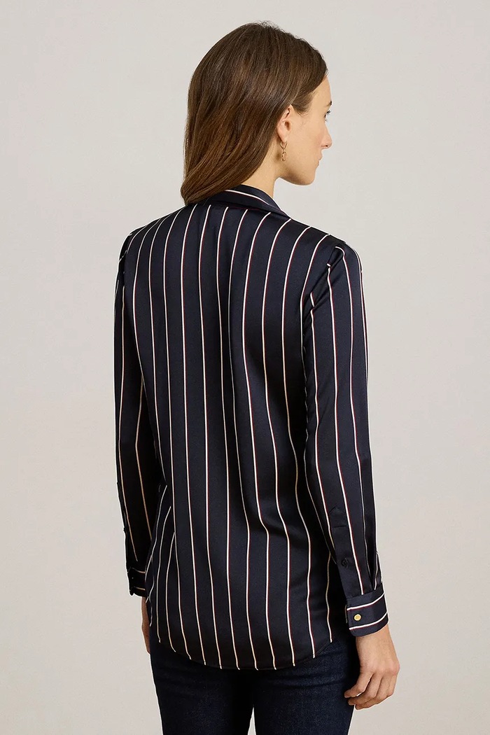 Lauren Ralph Lauren koszula 200P03570 granatowy SS26
