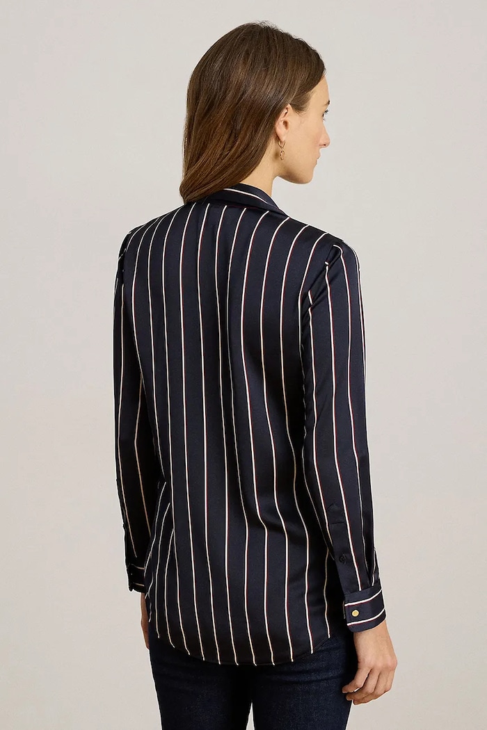 Lauren Ralph Lauren koszula 200P03570 granatowy SS26