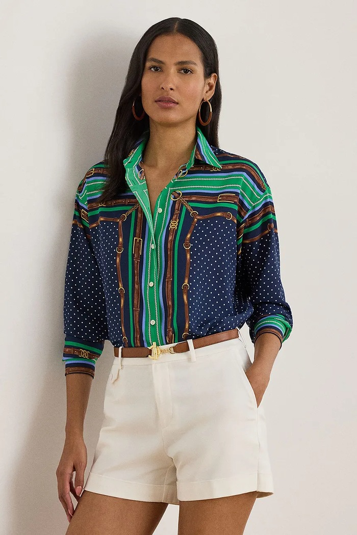 Lauren Ralph Lauren koszula klasyczny niebieski 200P03687