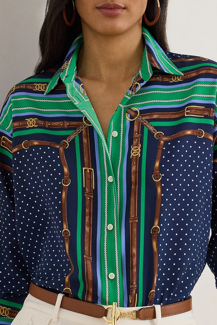 Lauren Ralph Lauren koszula niebieski 200P03687