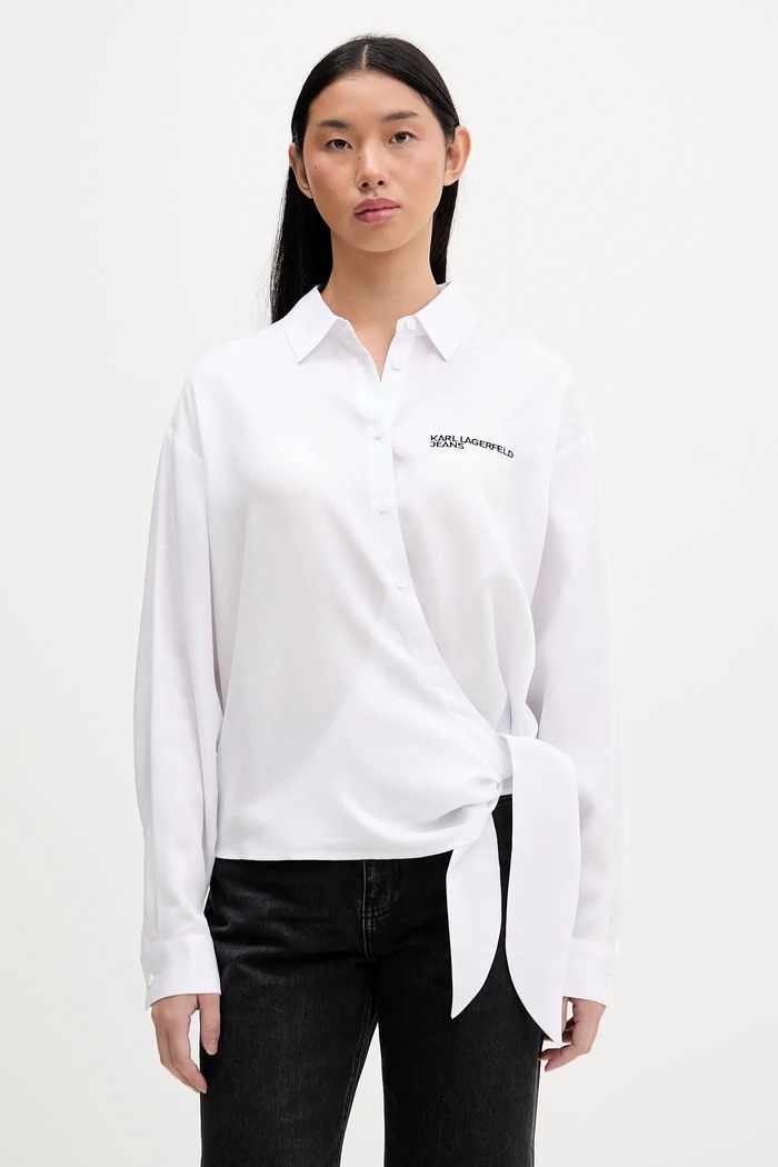 Karl Lagerfeld Jeans ing aplikációval fehér B1W11026
