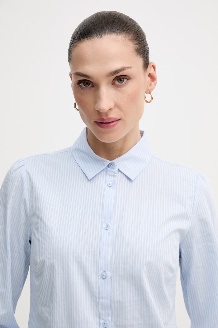 Pedro del Hierro koszula bawełniana niebieski 6633451