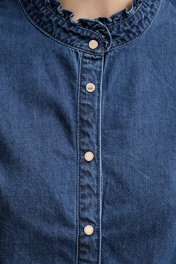 Morgan cămașă pentru femei, din denim CING bleumarin