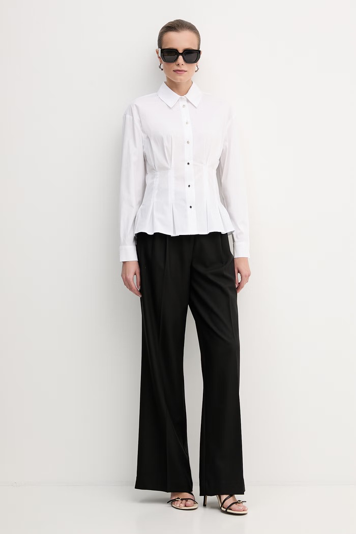 Morgan cămașă CORSET alb SS26