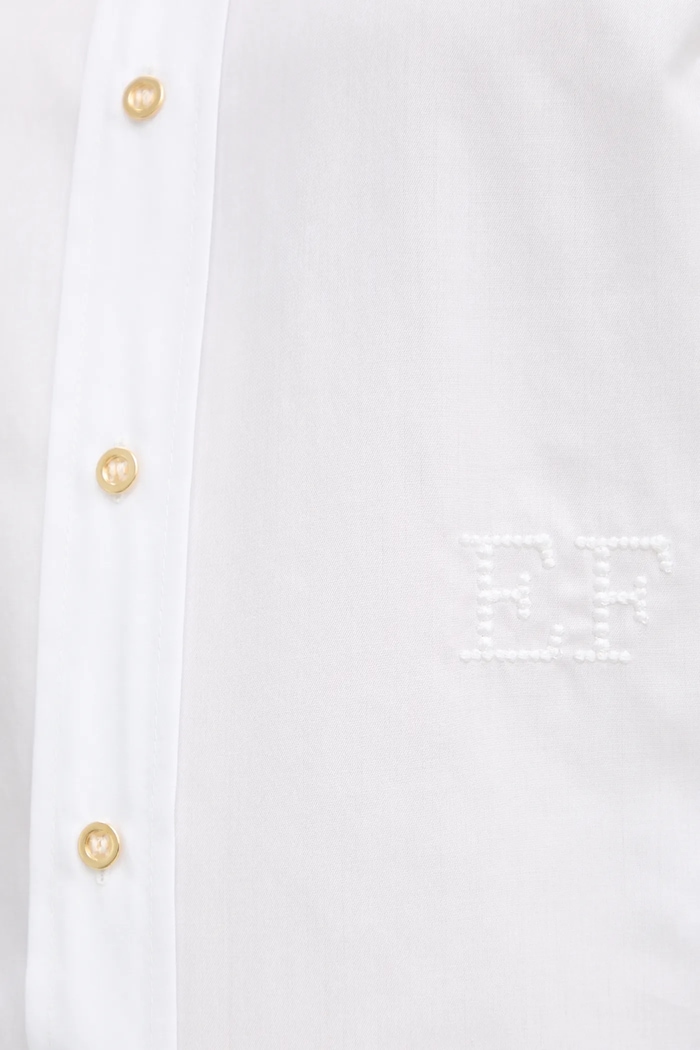 Elisabetta Franchi pamut ing CA12561E2 fehér