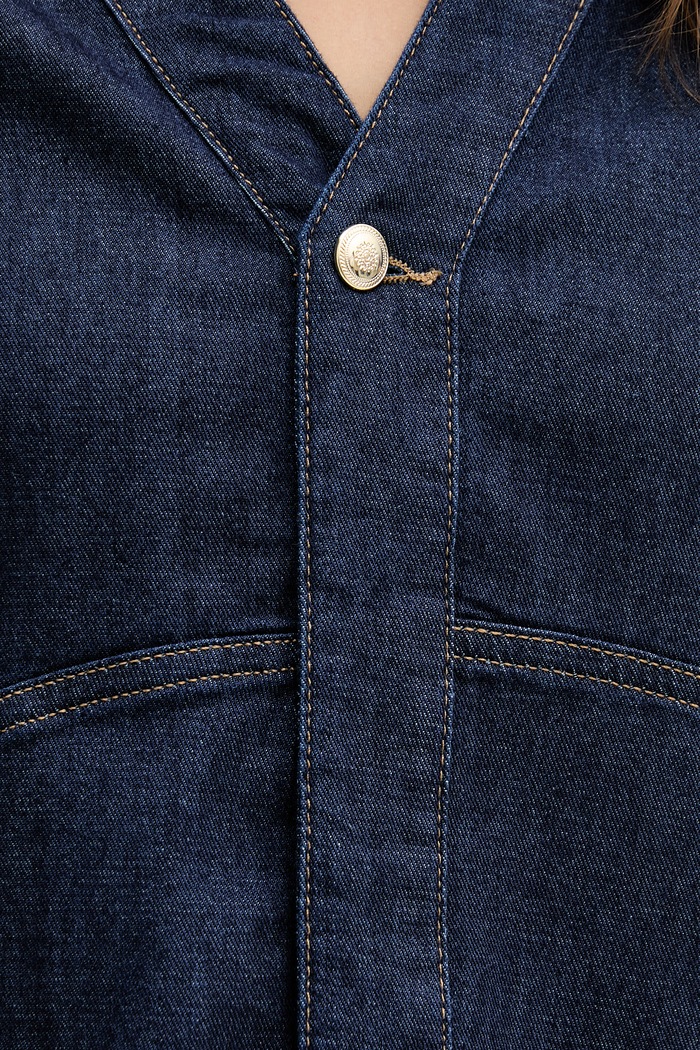 Mos Mosh cămașă jeans Bari 178490 bleumarin
