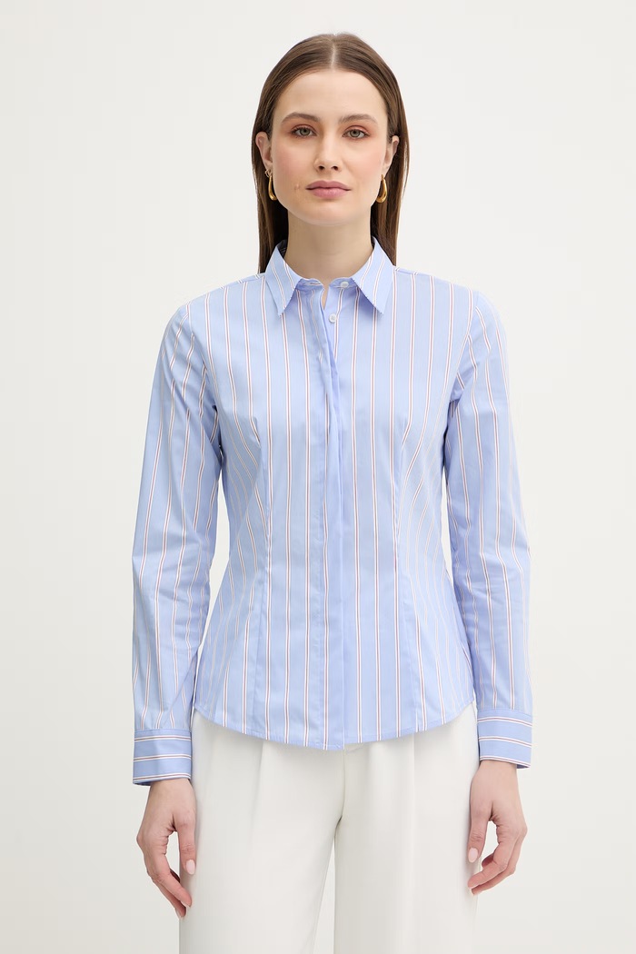 Marella cămașă Emme by Marella cu modele albastru 2615111101200