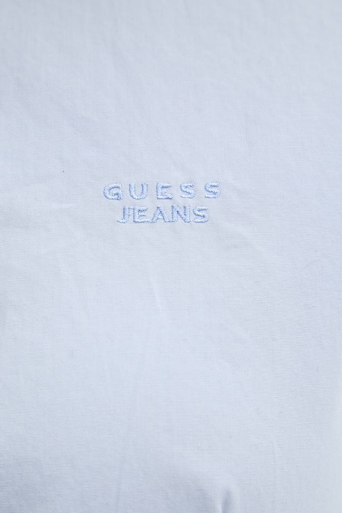 Guess Jeans koszula bawełniana W6RH66.WH7P1 niebieski