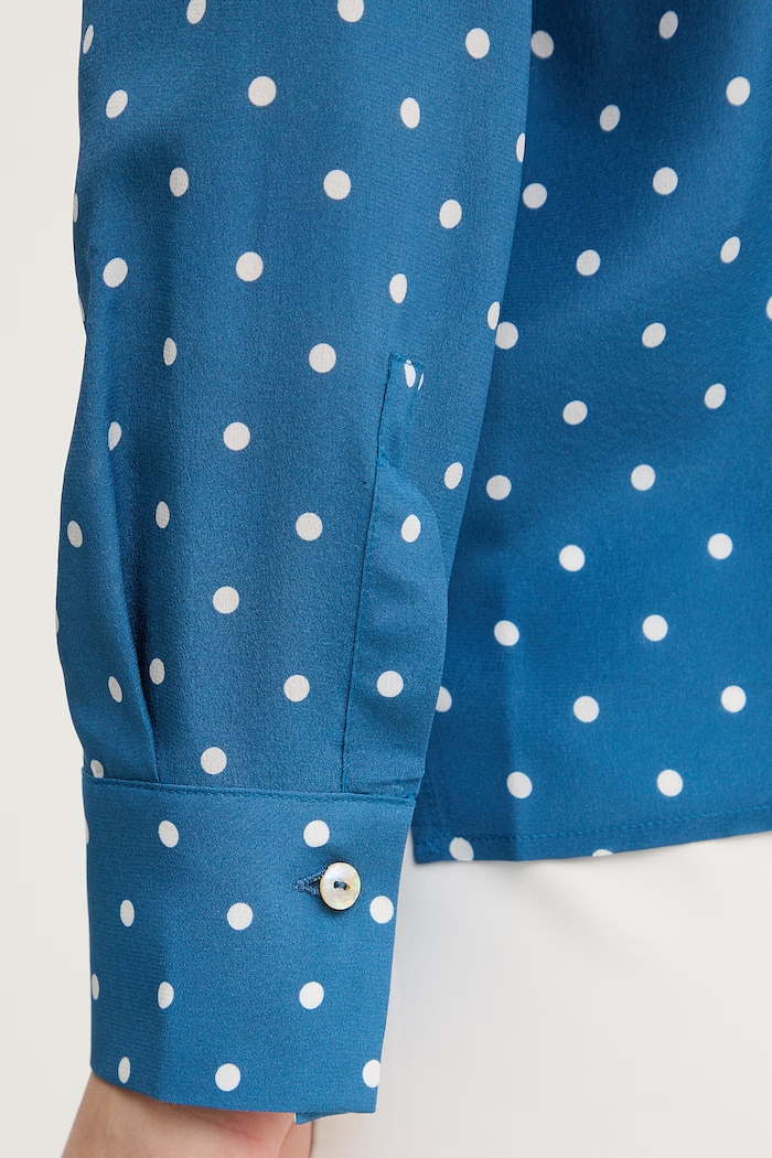 Svilena srajca IBlues ADESSO 2617111111200 modra