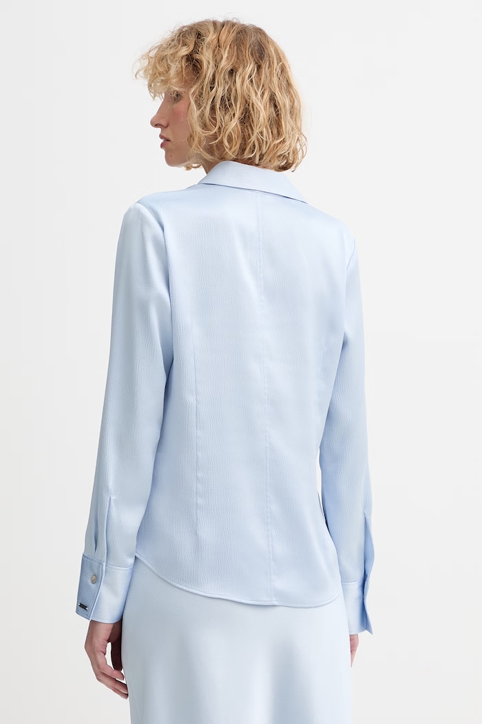 Oblečenie Calvin Klein košeľa dámska LV044F129G modrá