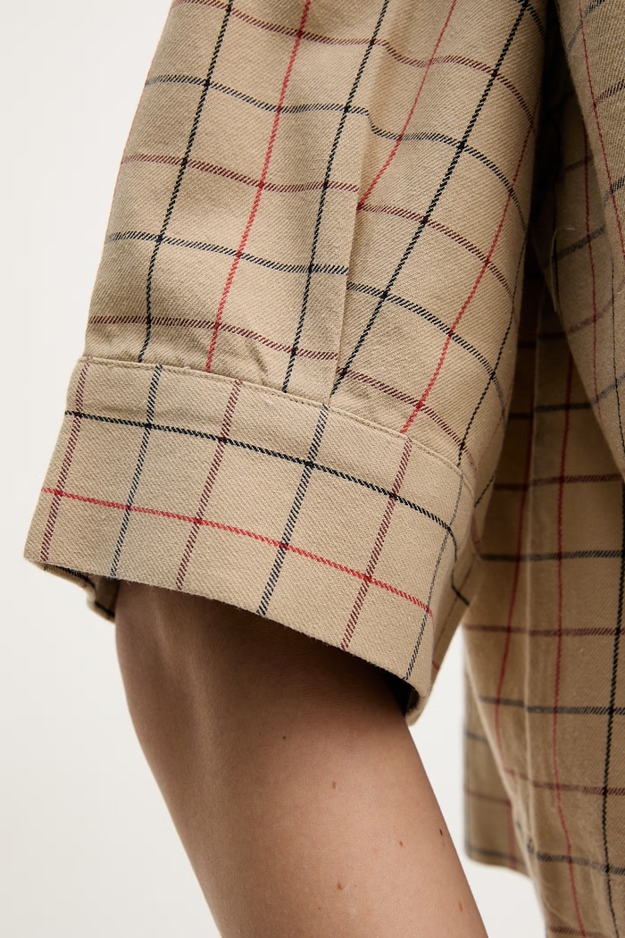 Barbour bluzka bawełniana Hollington LSH1728