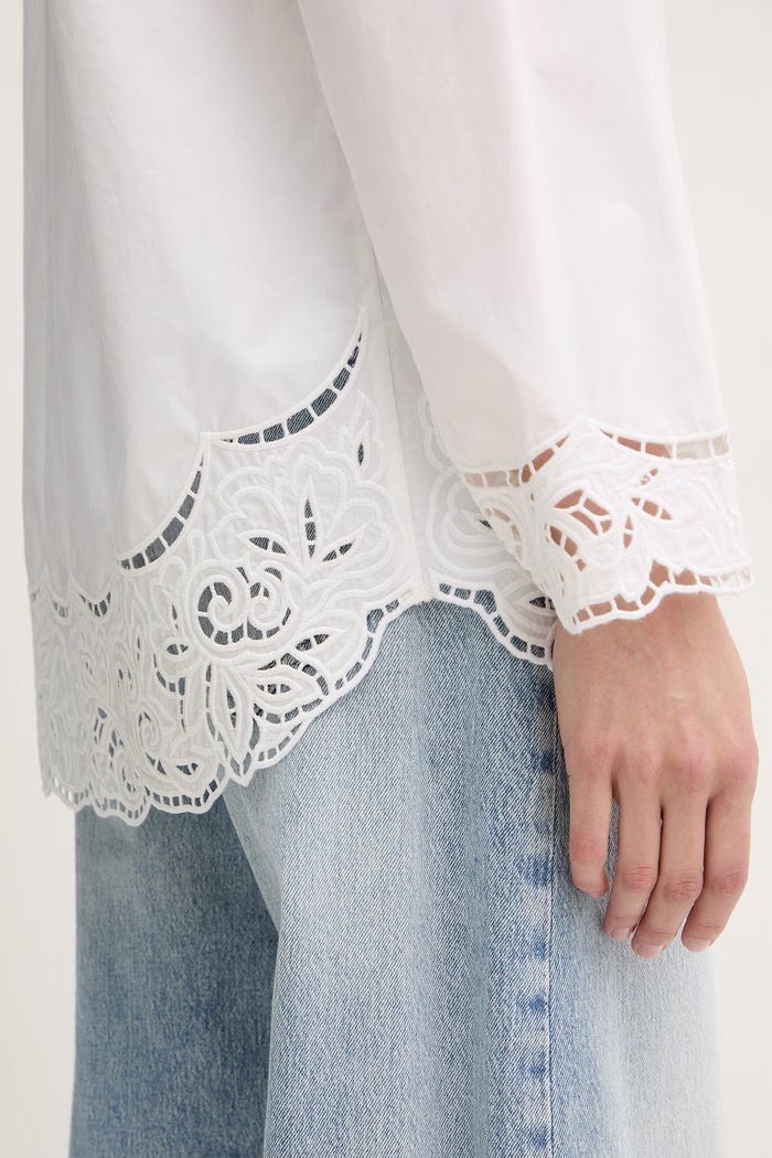 Twinset риза дамска от памук 261TP2430