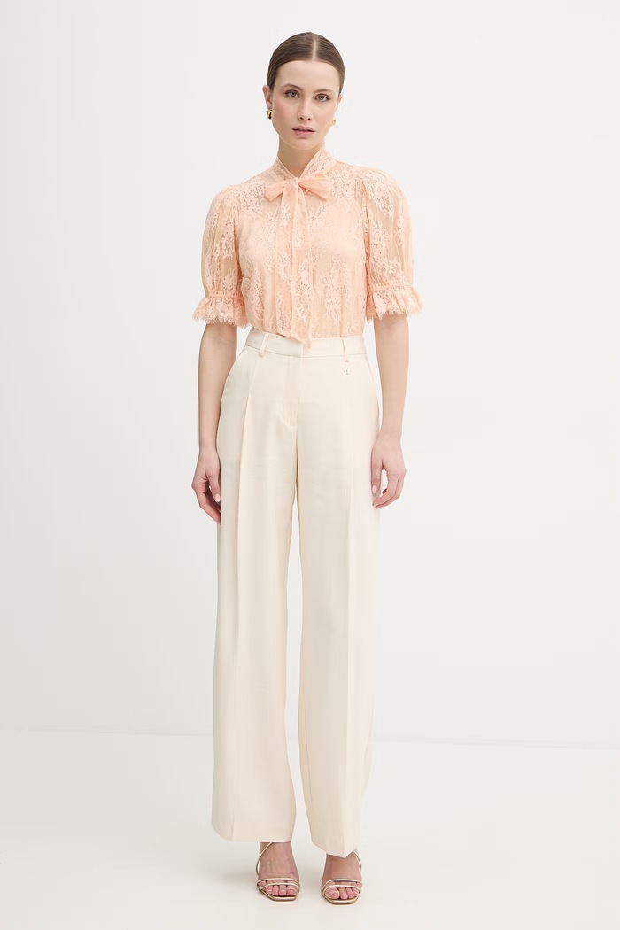 Košeľa Twinset 261TP2625 oranžová SS26