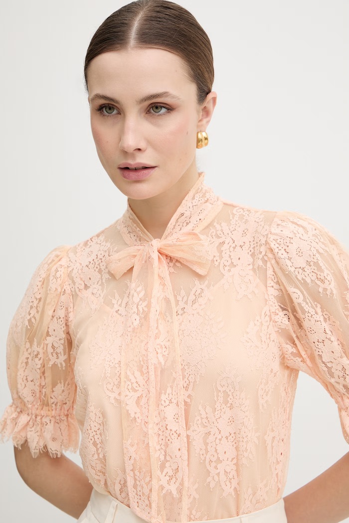 Košeľa Twinset oranžová 261TP2625