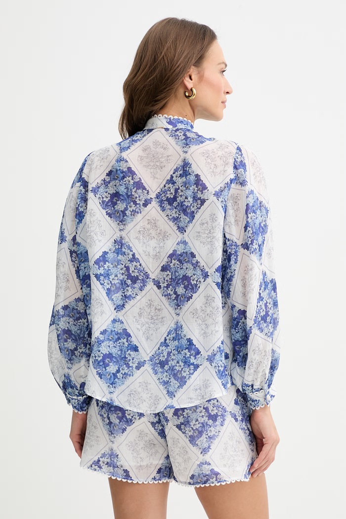 Oblečenie Košeľa Twinset 261TP213E modrá